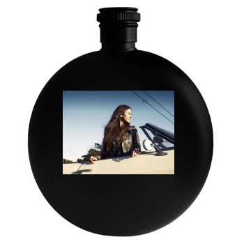 Alanis Morissette Round Flask