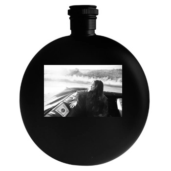 Alanis Morissette Round Flask