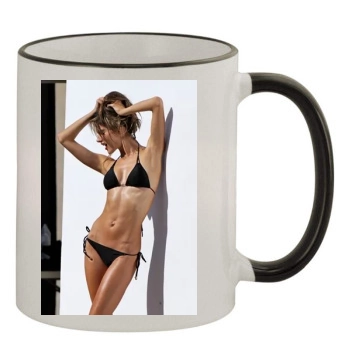 Alessandra Ambrosio 11oz Colored Rim & Handle Mug