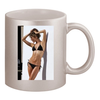 Alessandra Ambrosio 11oz Metallic Silver Mug