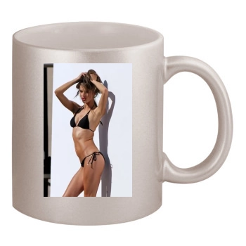 Alessandra Ambrosio 11oz Metallic Silver Mug