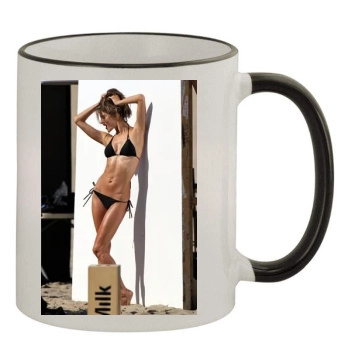 Alessandra Ambrosio 11oz Colored Rim & Handle Mug