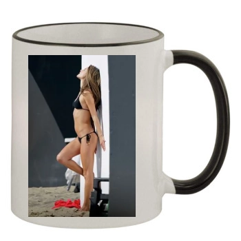 Alessandra Ambrosio 11oz Colored Rim & Handle Mug