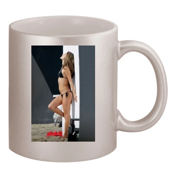 Alessandra Ambrosio 11oz Metallic Silver Mug