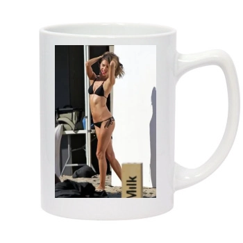 Alessandra Ambrosio 14oz White Statesman Mug