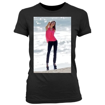 Alessandra Ambrosio Women's Junior Cut Crewneck T-Shirt