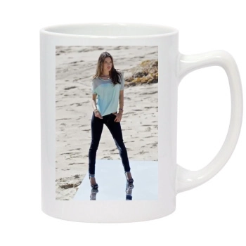 Alessandra Ambrosio 14oz White Statesman Mug