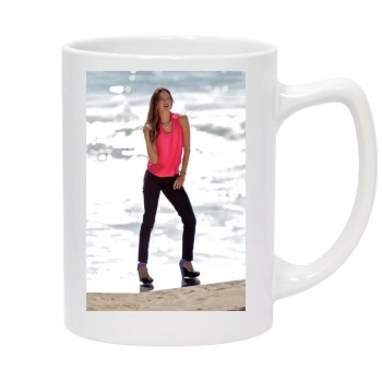 Alessandra Ambrosio 14oz White Statesman Mug