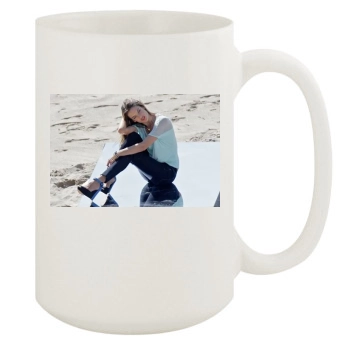 Alessandra Ambrosio 15oz White Mug