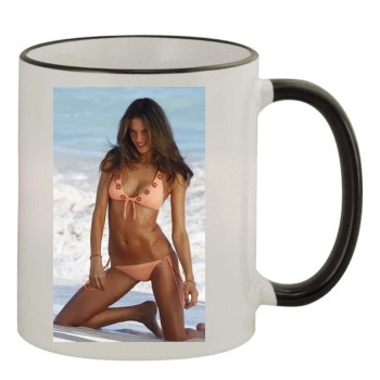 Alessandra Ambrosio 11oz Colored Rim & Handle Mug