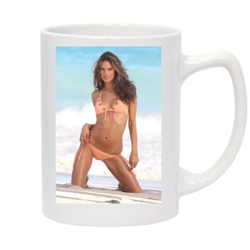 Alessandra Ambrosio 14oz White Statesman Mug