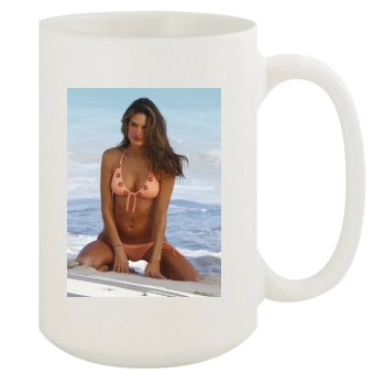 Alessandra Ambrosio 15oz White Mug