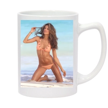 Alessandra Ambrosio 14oz White Statesman Mug