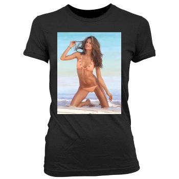 Alessandra Ambrosio Women's Junior Cut Crewneck T-Shirt