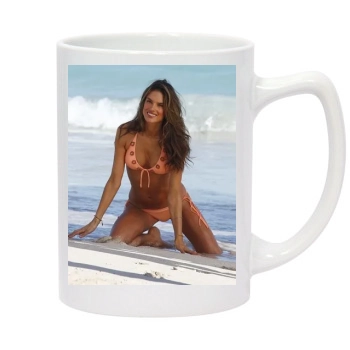 Alessandra Ambrosio 14oz White Statesman Mug