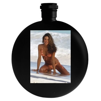 Alessandra Ambrosio Round Flask