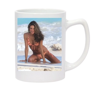 Alessandra Ambrosio 14oz White Statesman Mug