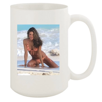 Alessandra Ambrosio 15oz White Mug