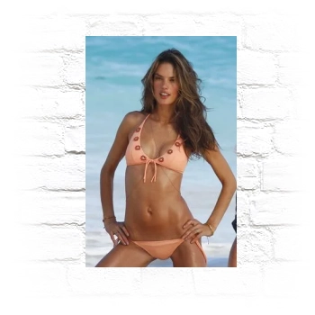 Alessandra Ambrosio Metal Wall Art