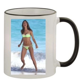 Alessandra Ambrosio 11oz Colored Rim & Handle Mug