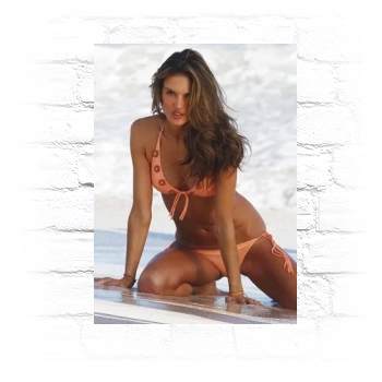 Alessandra Ambrosio Metal Wall Art