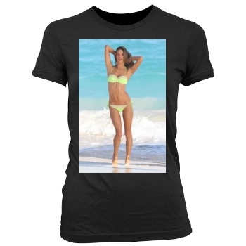 Alessandra Ambrosio Women's Junior Cut Crewneck T-Shirt