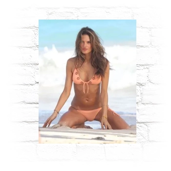 Alessandra Ambrosio Metal Wall Art