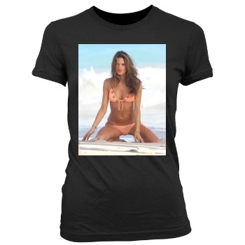 Alessandra Ambrosio Women's Junior Cut Crewneck T-Shirt