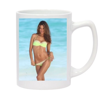 Alessandra Ambrosio 14oz White Statesman Mug