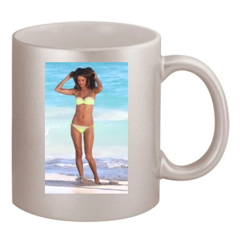 Alessandra Ambrosio 11oz Metallic Silver Mug