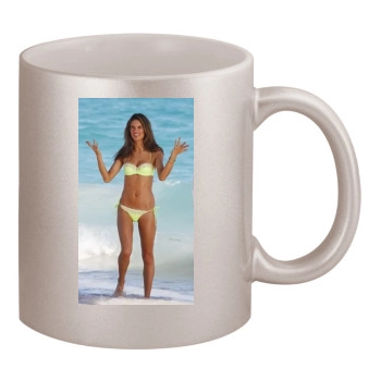 Alessandra Ambrosio 11oz Metallic Silver Mug