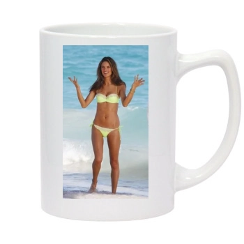 Alessandra Ambrosio 14oz White Statesman Mug