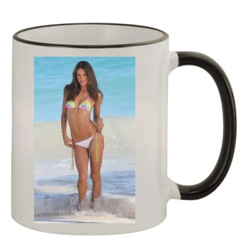 Alessandra Ambrosio 11oz Colored Rim & Handle Mug