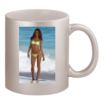 Alessandra Ambrosio 11oz Metallic Silver Mug