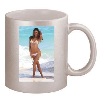 Alessandra Ambrosio 11oz Metallic Silver Mug