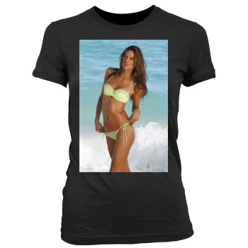 Alessandra Ambrosio Women's Junior Cut Crewneck T-Shirt