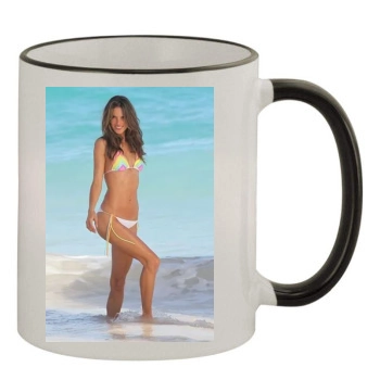 Alessandra Ambrosio 11oz Colored Rim & Handle Mug