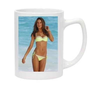 Alessandra Ambrosio 14oz White Statesman Mug