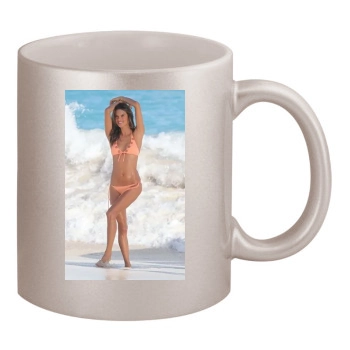 Alessandra Ambrosio 11oz Metallic Silver Mug