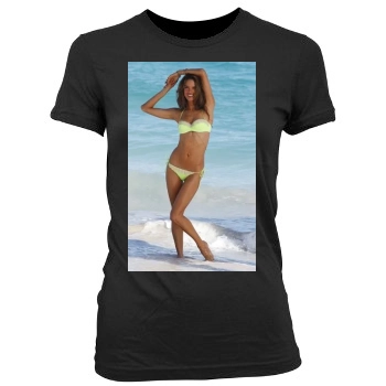 Alessandra Ambrosio Women's Junior Cut Crewneck T-Shirt