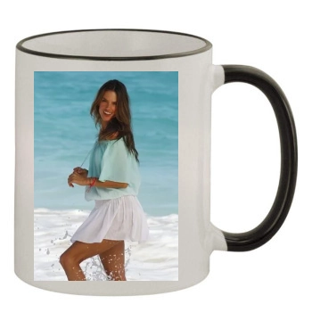 Alessandra Ambrosio 11oz Colored Rim & Handle Mug