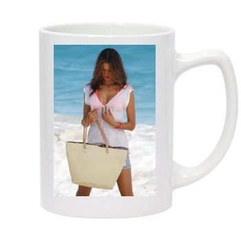 Alessandra Ambrosio 14oz White Statesman Mug