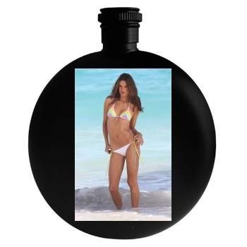 Alessandra Ambrosio Round Flask