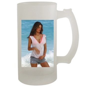 Alessandra Ambrosio 16oz Frosted Beer Stein