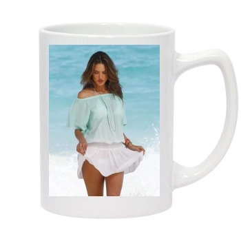 Alessandra Ambrosio 14oz White Statesman Mug