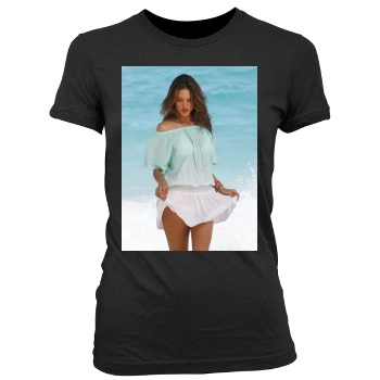 Alessandra Ambrosio Women's Junior Cut Crewneck T-Shirt