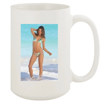 Alessandra Ambrosio 15oz White Mug