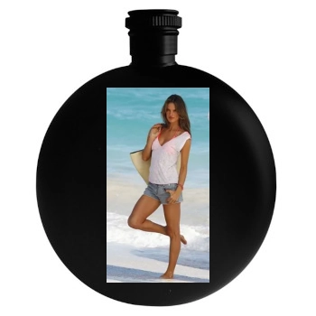 Alessandra Ambrosio Round Flask