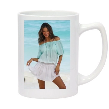 Alessandra Ambrosio 14oz White Statesman Mug