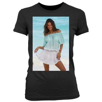 Alessandra Ambrosio Women's Junior Cut Crewneck T-Shirt